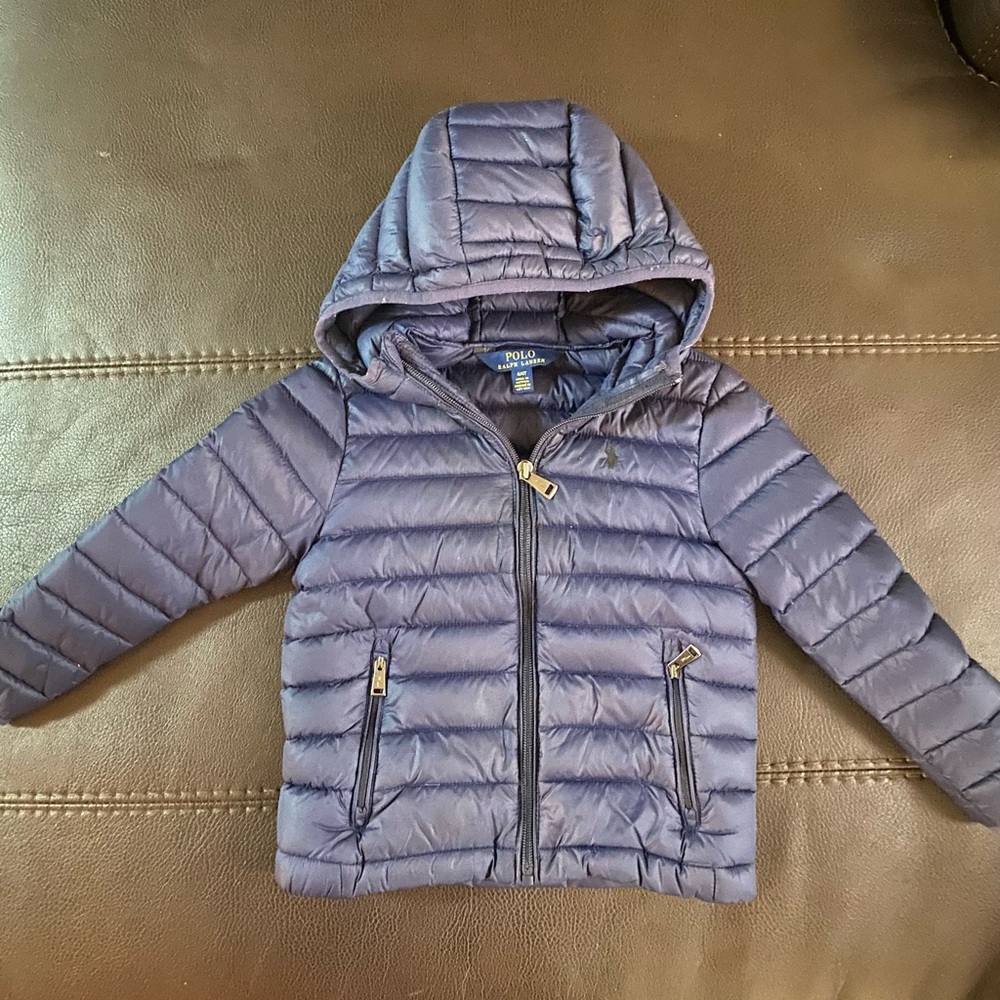 Navy blue boys Ralph Lauren winter jacket